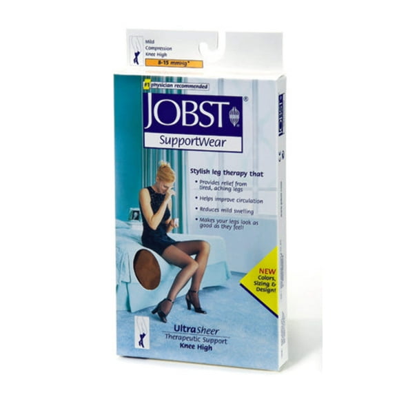 Women's JOBST ULTRASHEER THIGH HIGH - Silky Beige - X-Large Plus
