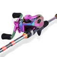 thumbnail image 3 of Sougayilang Casting Fishing Rod Multicolor Baitcasting Reel Fishing Kit, 3 of 8