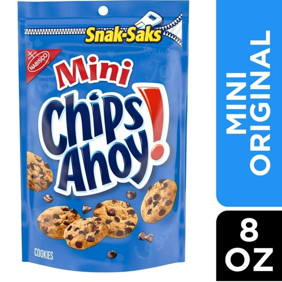 CHIPS AHOY! Mini Original Chocolate Chip Cookies 8.0 oz - Pack of 1