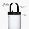 thumbnail image 5 of Corkcicle Go Cup XL - Leak-Proof Travel Tumbler - Triple Insulated Stainless Steel Water Bottle - Easy-Carry Handle - Summer Drinkware Gift - Keeps Drinks Ice Cold - 30 oz - Gloss White, 5 of 5
