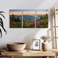 thumbnail image 3 of Elephant Stock Blue Ridge Mountains View Wall Art - Horizontal Multi Panel Canvas - Living Room Wall Decor - Nature Multi Panel - Green And Blue Decor - 26" x 12", 3 of 8