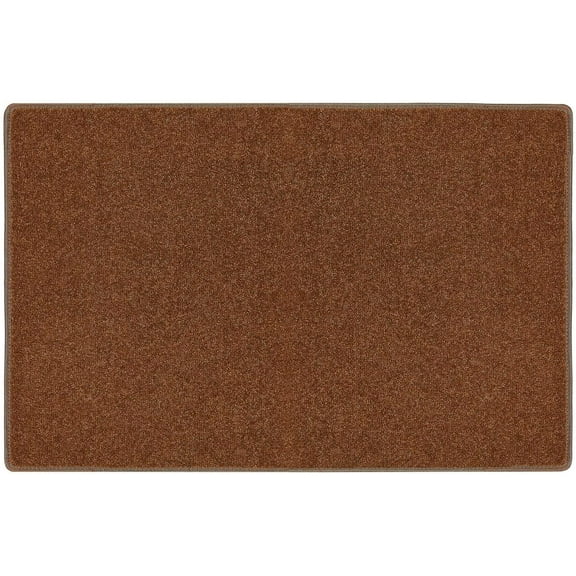 PURE ERA Self Adhesive Indoor Stair Landing Mat Washable Dark Brown 2' X 3'