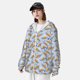 thumbnail image 3 of Balery Cute Sloth Sudadera ligera de manga larga con capucha y protección solar UPF 50+ para hombre y mujer, ideal para pesca y running-X-Large, 3 of 7