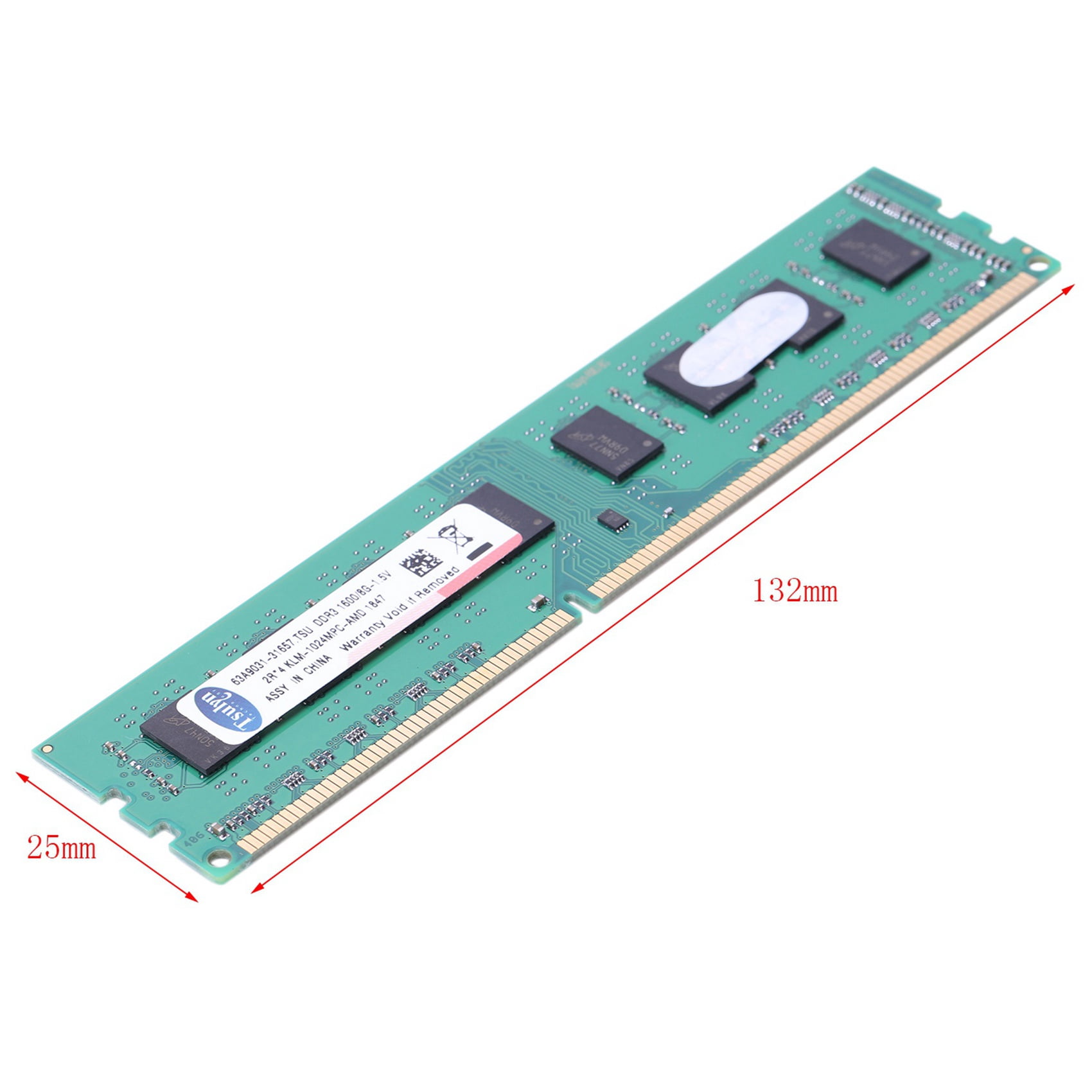 2X Tsulyn 8Gb Ddr3 1600Mhz Ram Desktop Memory Dimm Only For Amd F2 M2 Computer Pc