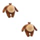 thumbnail image 3 of Cabeza pequeña almohada de Oso de peluche Vogacara cojines traseros Elefante 22CM, 3 of 6