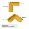 thumbnail image 2 of 2pcs Cabinet Desk Edge Foam Corner Cushion Guard Soft Bumper Furniture Edge Angle Protector, Orange, 2 of 7