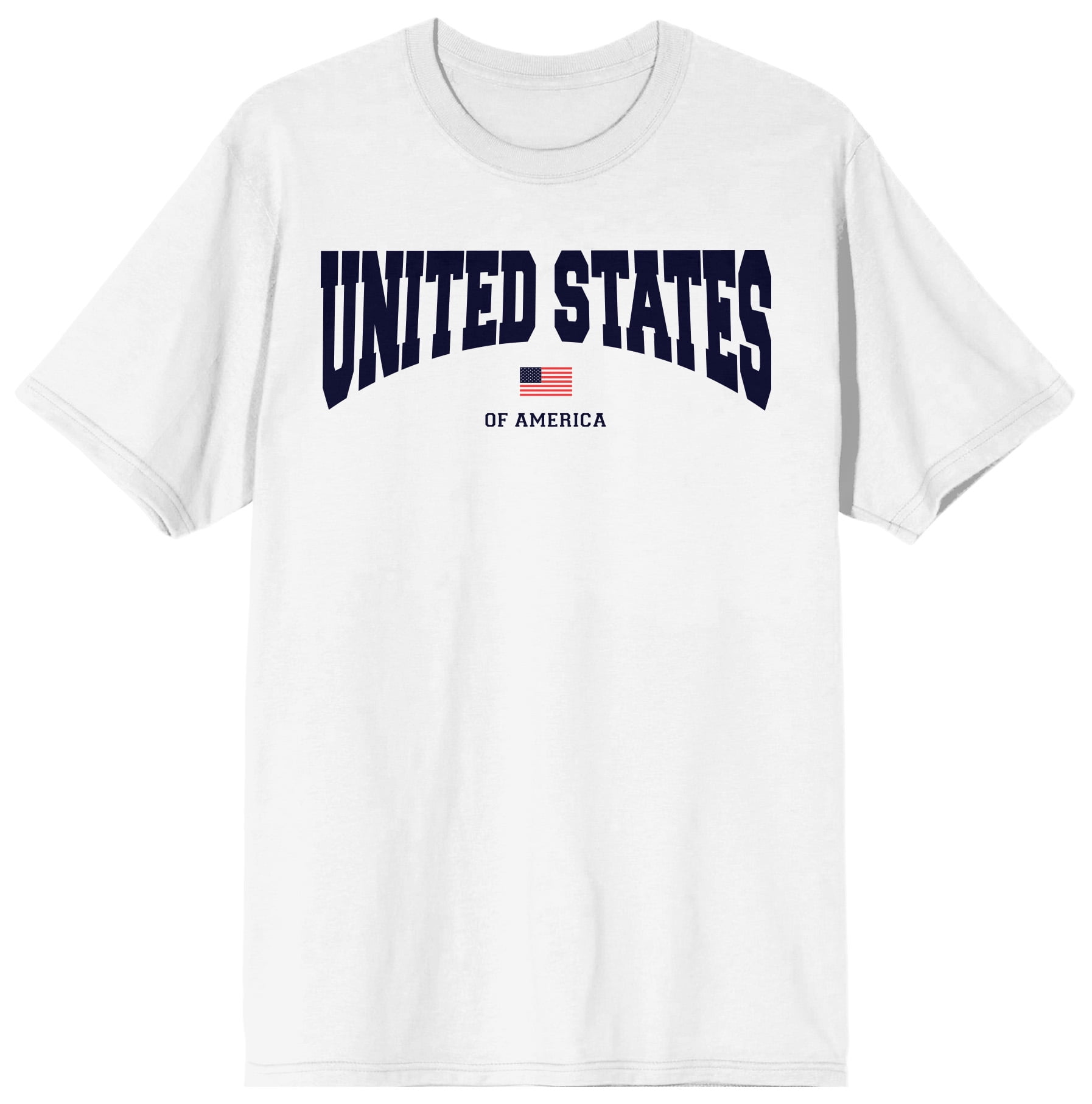 Americana United States Of America Men&rsquo;s White T-shirt-XL