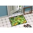 thumbnail image 2 of Watercolor St Patricks Day Lucky Leprechan Doormat 18x27, 2 of 4
