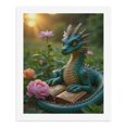 thumbnail image 5 of Paint by Numbers Kit for Adults, Dragon Reading Flowers Paint by Numbers, Easy Paint by Numbers Kit for Adults Beginner, DIY Adult Paint by Number Kits on Canvas, 12x16in Home Decor, 5 of 7