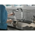 thumbnail image 6 of Delta Pivotal Single Handle Pull Down Kitchen Faucet, Arctic Stainless, 6 of 7