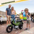 18mph 36V Kids Electric Dirt Bike for Boys Girls 8-12, 400W Brushless Motor ...
