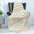 thumbnail image 4 of Forest Soft Flannel Fleece Throw Blanket, Mountainous Jungle Pattern Horizontally Formed Trees Environmental Designs Ombre, Cozy Plush for Indoor and Outdoor Use, 50" x 60", Multicolor, by Ambesonne, 4 of 5