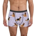 thumbnail image 1 of Fotbe German Shepherd Dog Calzoncillos Tipo Boxer con Bolsa de Soporte Total para Hombre, X-Temp Fresco, Transpirable y de Secado Rápido-Large, 1 of 5