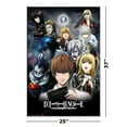 thumbnail image 3 of Death Note - Framed Manga / Anime TV Show Poster (Character Collage) (Size: 25" X 37") (Shiny White Aluminum Frame), 3 of 6