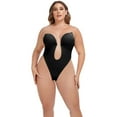 thumbnail image 2 of Clearance Sale 2025 Shapers Shapewear For Women Plus Size Backless Built In Bra Body Shaper Seamless With Open Crotch, 2 of 6