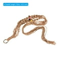 thumbnail image 2 of Uxcell Macrame Hanging Planter, 43.3" Hanging Basket Braided Plant Net, Khaki 2 Pack, 2 of 5
