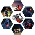 thumbnail image 3 of Ensemble de 2 Pcs - Lumières de Vélo - Ensemble de Lumières de Vélo à DEL Blanches et Rouges - Lumières de Vélo Rechargeables - Lumières de Vélo - Éclairage de Vélo de Route - Phares et Feux Arrière de Vélo, 3 of 5