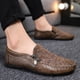 thumbnail image 3 of Zapatos de cuero de negocios de verano para hombre, zapatos de cuero perezosos con una sola pierna, zapatos de marea informales de suela blanda para hombre de espíritu Social, 3 of 4