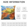 thumbnail image 5 of Maple Leaf Autumn Pattern Satin Pillowcase for Hair and Skin, Soft Silk Pillow Cases Standard Washable Cooling Satin Pillow Case with Zipper  Room Living Room Decor for Women Men, 5 of 5