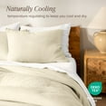 thumbnail image 6 of Bare Home Linen Duvet Cover Set - Lightweight & Breathable - King/Cal King, Natural, 3-Pieces, 6 of 10