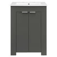 thumbnail image 3 of Modway Maybelle 24" Bathroom Vanity in Gray White, 3 of 11