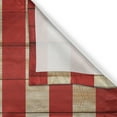 thumbnail image 3 of Ambesonne USA Kitchen Curtains, Independence Day in July, 55"x45", Cream Red Navy Blue, 3 of 3