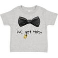 thumbnail image 3 of Inktastic I've Got This- Black Bow Tie with Wedding Ring Boys Toddler T-Shirt, 3 of 5