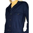 thumbnail image 4 of American Apparel Women Long Sleeve Twill Coverall, Navy, Large, 4 of 6