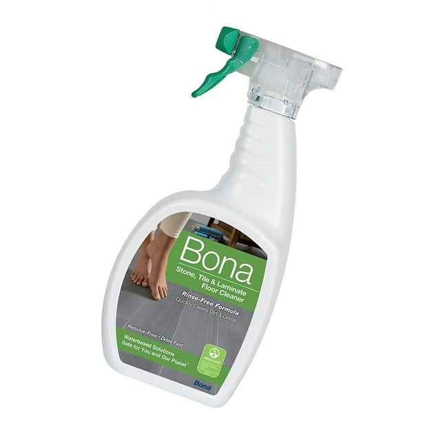 Bona Stone, Tile & Laminate Floor Cleaner Spray, 32 oz, Clear, 32 Fl Oz, New Version