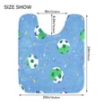 thumbnail image 5 of IAUYY 24x16 Inch Bath Mat Thick Soft Plush Shower Mat TPR Backing Material Non Slip Bath Mats for Bathroom for Tub Shower Hotel Football Illustration, 5 of 9