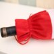 thumbnail image 2 of Bolsas de regalo de vino de Navidad, bolsas con cordón de Papá Noel, tapones de botellas de vino para la mesa de la cena, decoraciones para fiestas en casa, 2 of 5