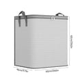 thumbnail image 3 of Coollooc Large Storage Bags with Reinforced Handles Extra Large Storage Bags for Clothes Tote Bag Thickened Double Zipper for Clothing Blanket Bed Sheets and Pillows(XL), 3 of 9