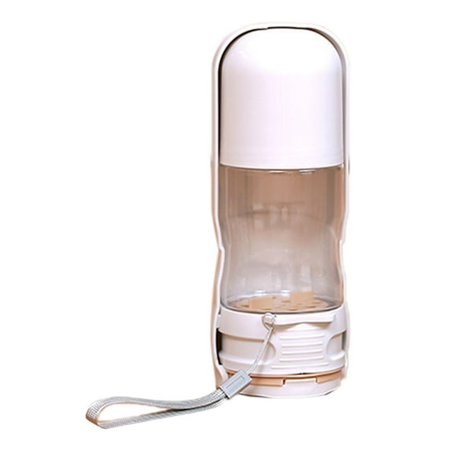 Botella De Agua Para Perros Con Cuenco Para Comida, Suministro De Agua Para Mascotas 2 En 1 | Accesorios De Viaje Para Perros, Pequeño Dispensador De Agua Para Mascotas Con Filtro Activado Incorpora