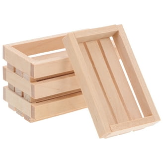 YARNOW Miniature Wooden Arch Bridge - Fairy Garden & Dollhouse Decor, Grey Vintage Design