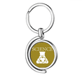 thumbnail image 1 of Experimentos de ciencia instrumentos particulas Rotating keychain Metal Keyring Holder, 1 of 2