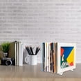 thumbnail image 5 of MIANGASTORE CD Storage Rack Iron Hollow Triangle Document Book CD Display Rack Organizer, 5 of 5