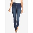 thumbnail image 2 of Woman Within Plus Size Petite Stretch-Denim Slim-Leg Five-Pocket Jeans, 2 of 6