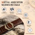 thumbnail image 3 of Uxcell 7 Pcs Metal Adjuster Slide Buckle, 30mm Vest Roller Pin Buckles Double-Pin Slide Adjuster Clasp Hexagonal Vest Button for Belt Bag Cloth Webbing Strap DIY, Copper Tone, 3 of 7