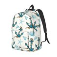 thumbnail image 2 of Yiaed Anchors And Shells Print Backpack, Premium Laptop Backpack, Travel Backpack for Women, Lightweight Backpacks, Comfortable Back Pack-Medium, 2 of 5