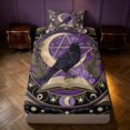 thumbnail image 4 of Homewish Halloween Crow Twin Sheets, Witch Magic Book Bedding, 3pcs, 1 Flat Sheet, 1 Fitted Sheet and 1 Pillowcase, 4 of 6