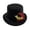 C, variant on Dog Costume Top Hat,Lace Modern Hat Collar for Dog Cat Pet Party Accessories Costume Dog Party Supplies for Halloween Christmas