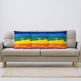 thumbnail image 5 of Naloa Rainbow Colored Body Pillow Cover, Pillowcases with Hidden Zipper Breathable Long Pillow Case (Pillows are not included,20x54 inch), 5 of 7
