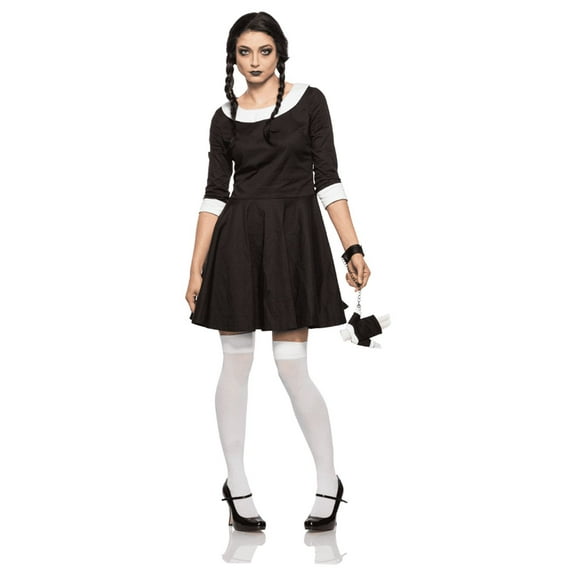 Women's Gothic Wednesday Costume