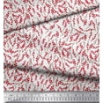 thumbnail image 3 of Soimoi Tissu en Voile de Coton Baies Rouges Fruits Tissu Imprimé 1 Yard 56 Pouces de Large, 3 of 5