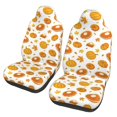 thumbnail image 2 of Haiem Pumpkin Maple Leaves Printed Car Seat Covers Set of 2, Universal Fit Car Seat Covers,Protective Seat Covers,Comfortable Car Seat Covers, Easy Installation Seat Covers, Vehicle Seat Covers, 2 of 9