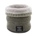 thumbnail image 1 of Bufanda cálida de invierno para hombres y mujeres, que combina con todo, además de bufanda de terciopelo, cuello de punto engrosado de lana degradada, 1 of 6