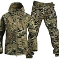 thumbnail image 1 of Outdoor Shark Skin Soft Shell Military Multicam Tactical Windbreak Jacket Pants Suits Coat Hunting Camouflage Clothing, 1 of 1