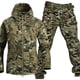 thumbnail image 1 of Chaqueta cortavientos táctica militar multicámara de piel de tiburón para exteriores, pantalones, trajes, abrigo, ropa de camuflaje de caza, 1 of 4