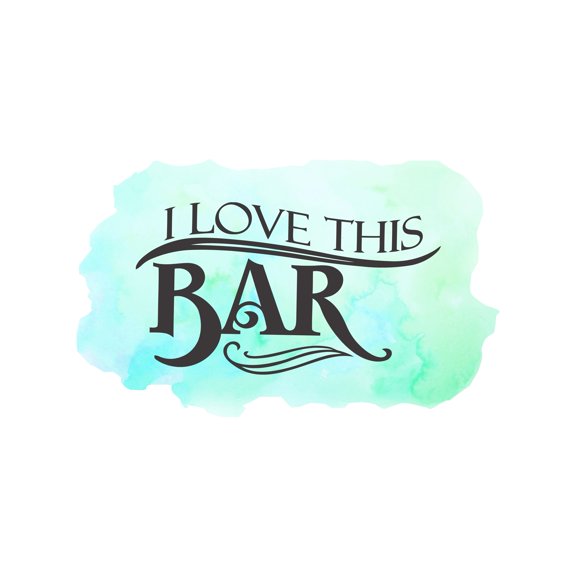 Love Wall Decals for Adult Home - A Live Band and Great Drinks. Bar DIY & Creativity Boy Girl Bedroom Wall Sticker - Size: 10 In x 6 In