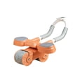 thumbnail image 1 of Naiovety Rueda Abdominal, máquina de entrenamiento muscular de rebote automático, rodillo de entrenamiento de soporte plano para codo de Accesorios para máquinas de ejercicios naranja con temporizador, 1 of 6